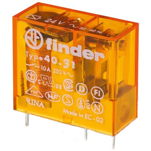 Finder STECK-PRINTREL. 1W 10A 230VAC / FINDER 40.31.8.230.0000