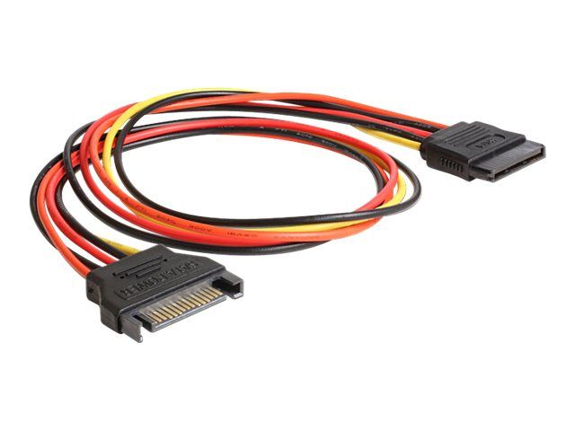 Delock Spannungsversorgungs-Verlängerungskabel - SATA-Stromstecker (W)