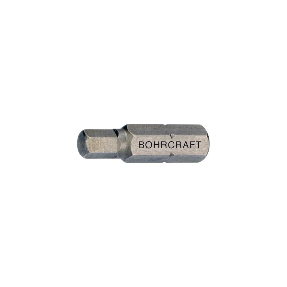BOHRCRAFT Bit-Einsatz Code 6160 1/4sechskant 3,0/25 mm Innensechskant