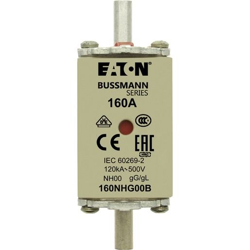 Eaton NH-SICH.EINSATZ 160A 500V GR00 / EATON NH00/ 160A 500V 160NHG00B