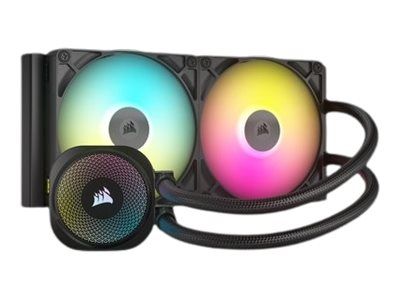 Corsair iCUE Link TITAN 240 RX RGB - Prozessor-Flüssigkeitskühlsystem - Kühlergröße: 240 mm - (für: AM4, AM5, LGA1851, LGA1700)