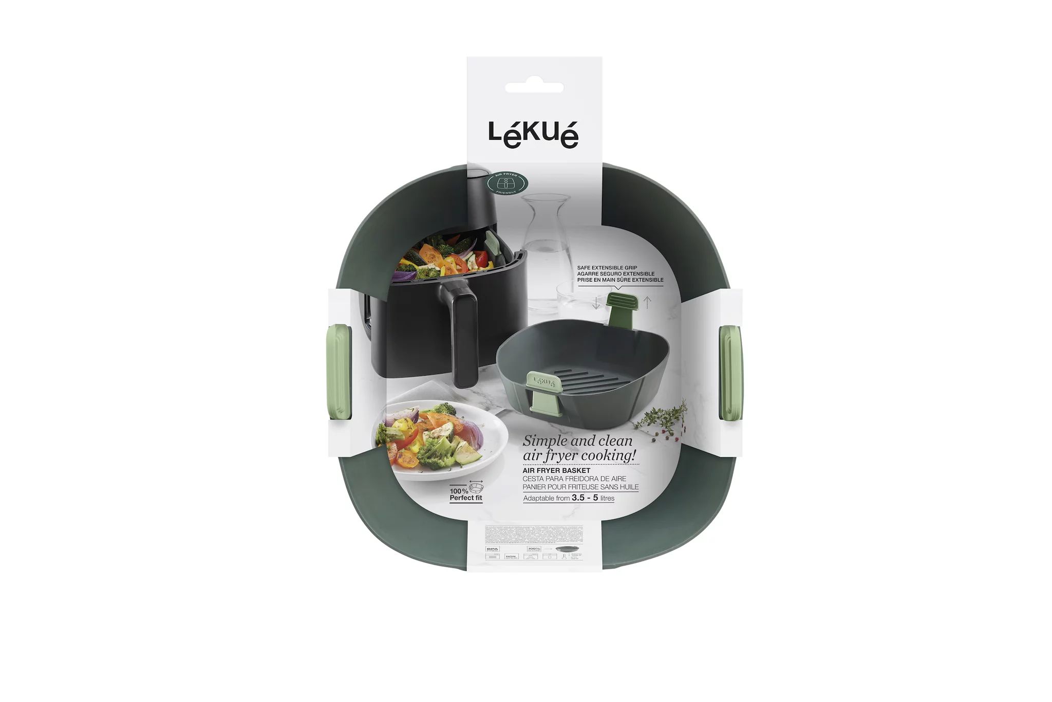 LéKUé Air Fryer Basket L