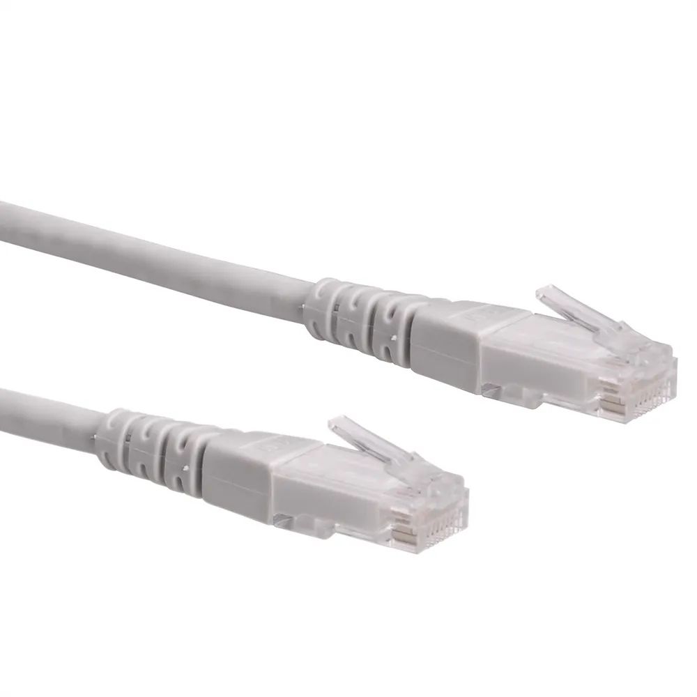 ROLINE Patchkabel Cat.6 (Class E) UTP, grau, 15 m