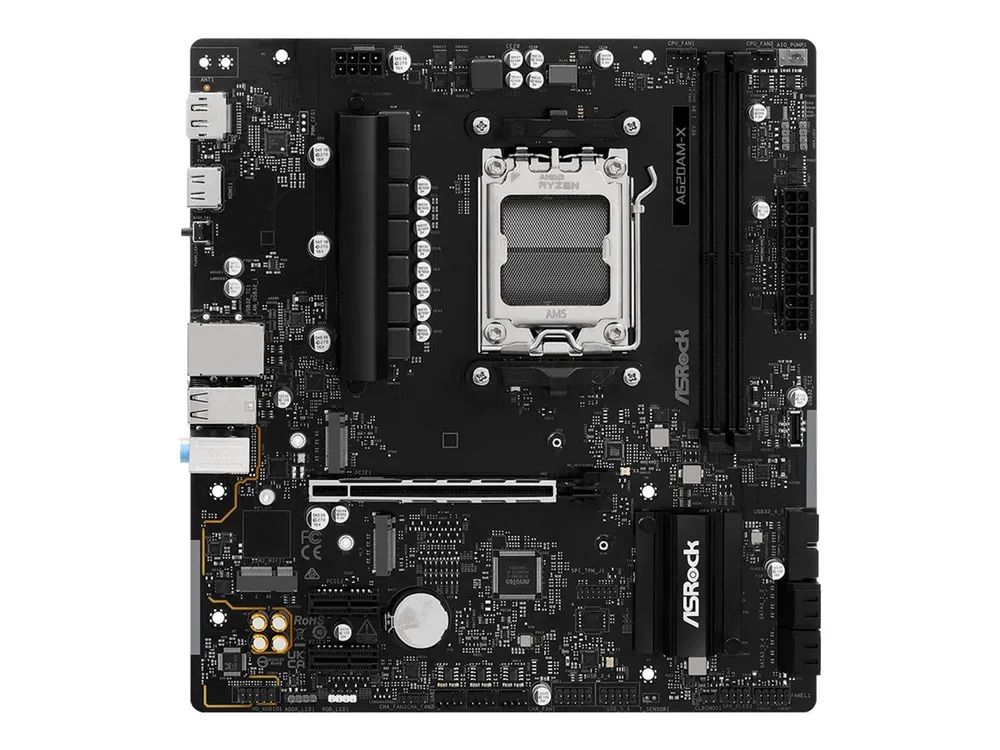 ASRock A620AM-X AM5 mATX HDMI/DP DDR5 - AMD Sockel AM5 (Ryzen Zen4) - Micro/Mini/Flex-ATX