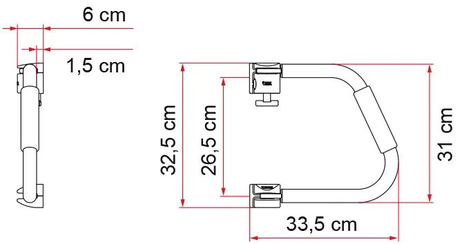 Fiamma Einstiegshilfe SECURITY 31 weiß