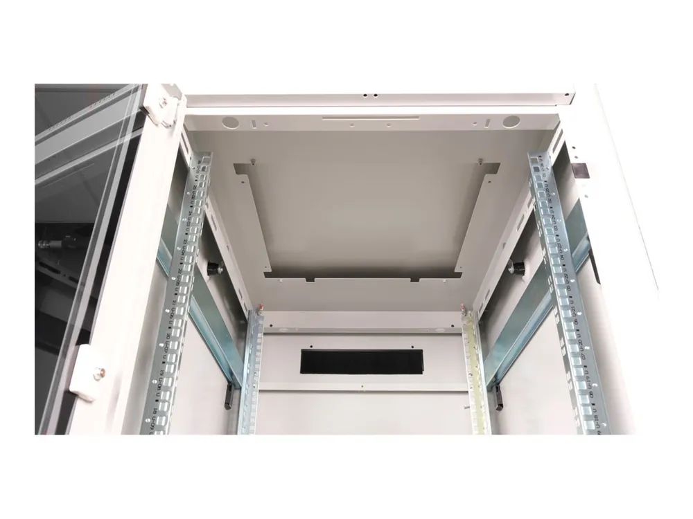 ROLINE Pro - Schrank Netzwerkschrank - mit Glastür, 600 x 800 mm (B x T)