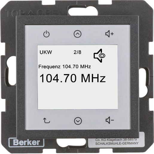 Berker S.1/B.X RADIO DAB+ ANT MATT / BERKER 29841606 TOUCH RADIO 29841606