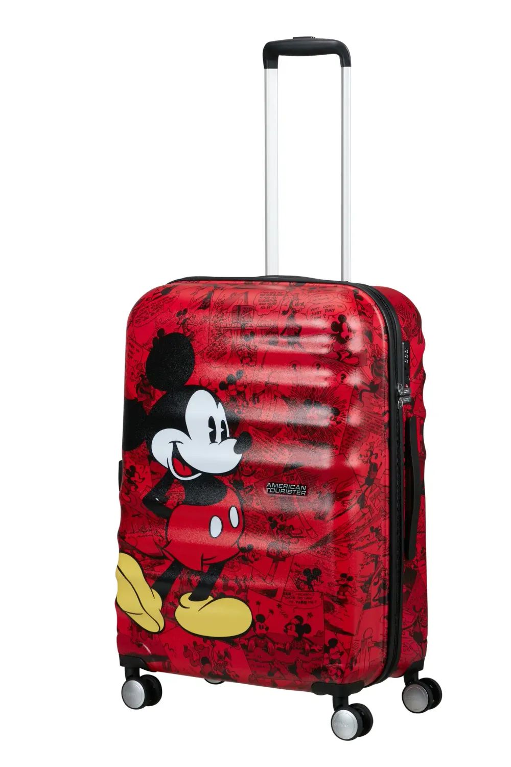 AMERICAN TOURISTER WAVEBREAKER SPIN.67/24, MICKEY COMICS RED