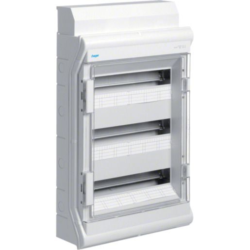 Hager VECTOR VERT.IP65 54PLE QC PE/N / HAGER VE318DN