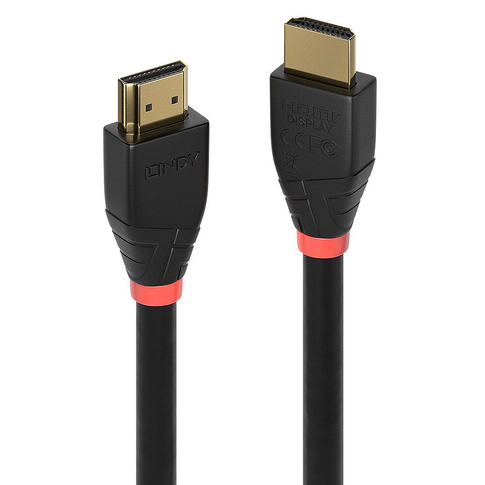 Lindy HDMI-Kabel - HDMI männlich zu HDMI männlich - 7.5 m - abgeschirmt - Schwarz - unterstützt 4K 60 Hz (4096 x 2160)