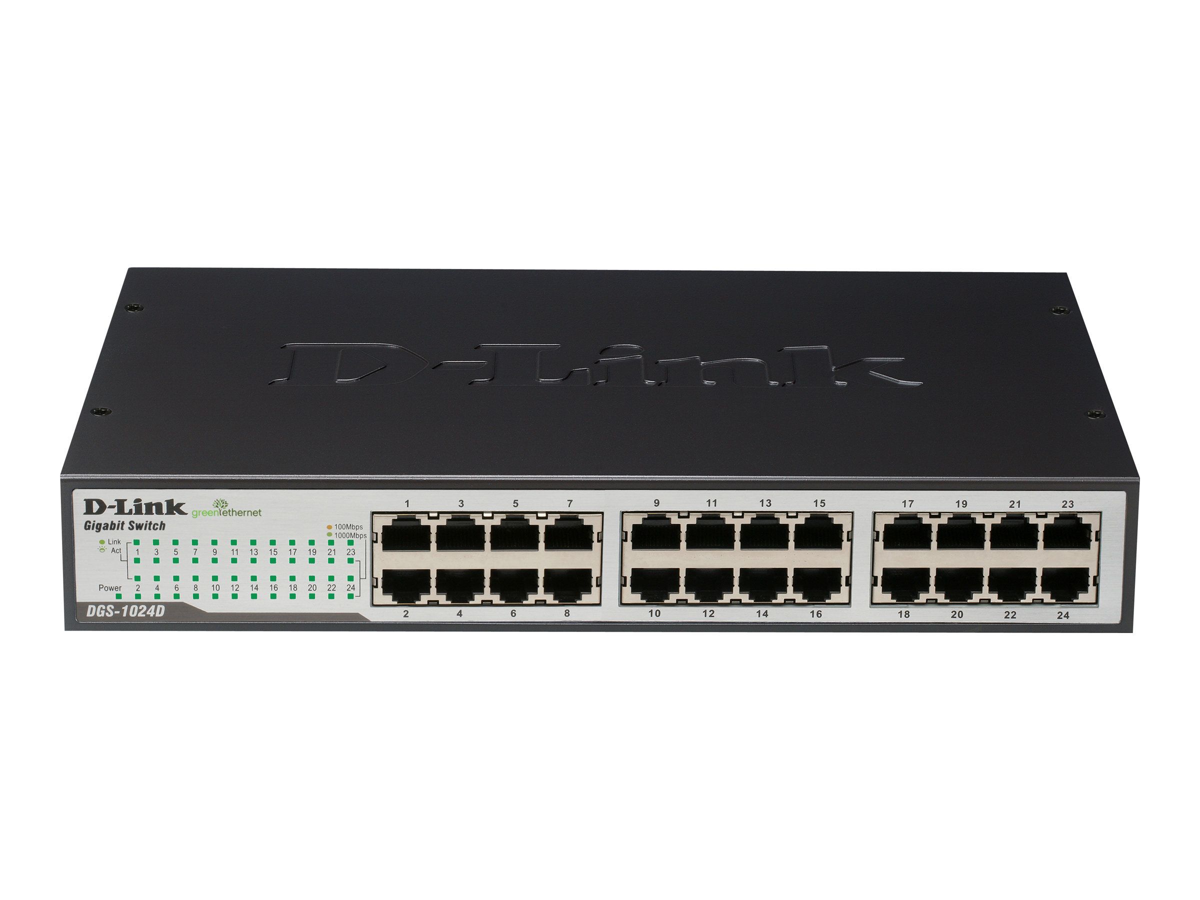 D-Link DGS 1024D - Switch - unmanaged - 24 x 10/100/1000