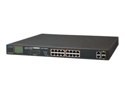 Planet FGSW-1822VHP - Switch - unmanaged - 16 x 10/100 (PoE+)
