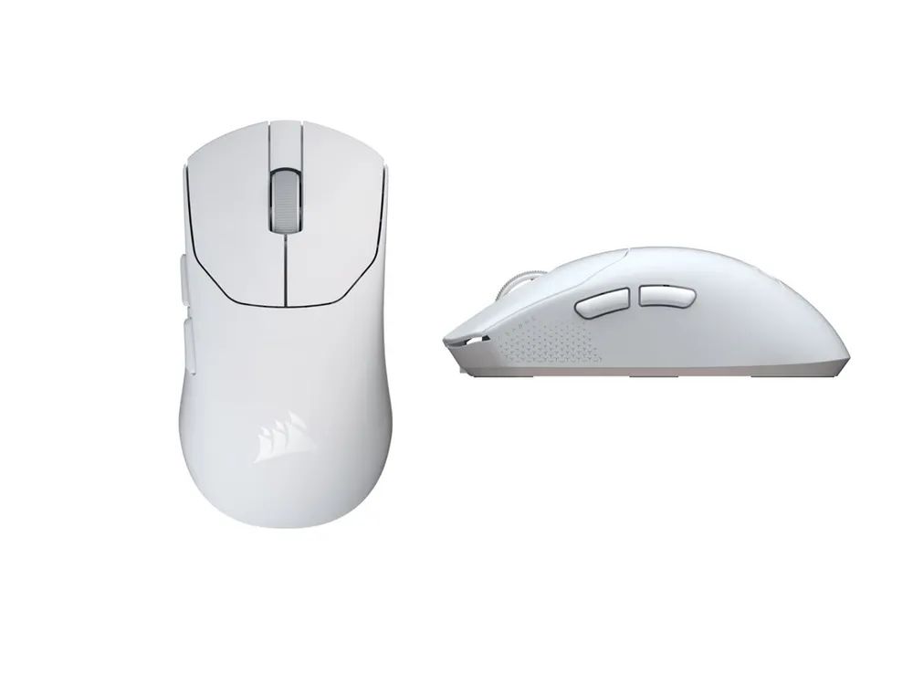 Corsair SABRE V2 PRO ULTRALIGHT - Maus - optisch - 5 Tasten - kabelgebunden, kabellos - 2.4 GHz - kabelloser Empfänger (USB)