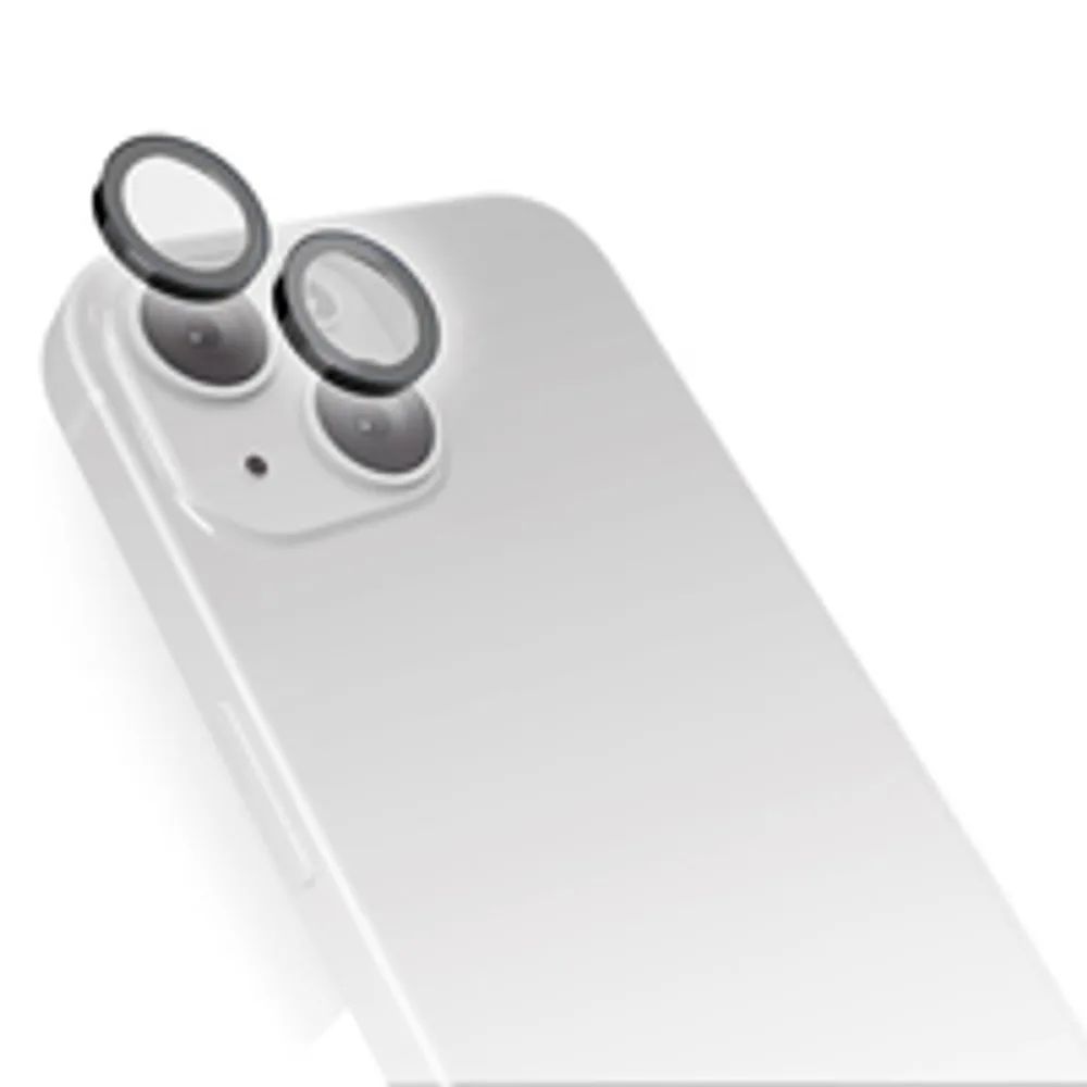 SBS TESINCAMGLIP15 - Linsenschutz - Schwarz - Glas - Silikon - Apple - iPhone 15/15 Plus - 15 g