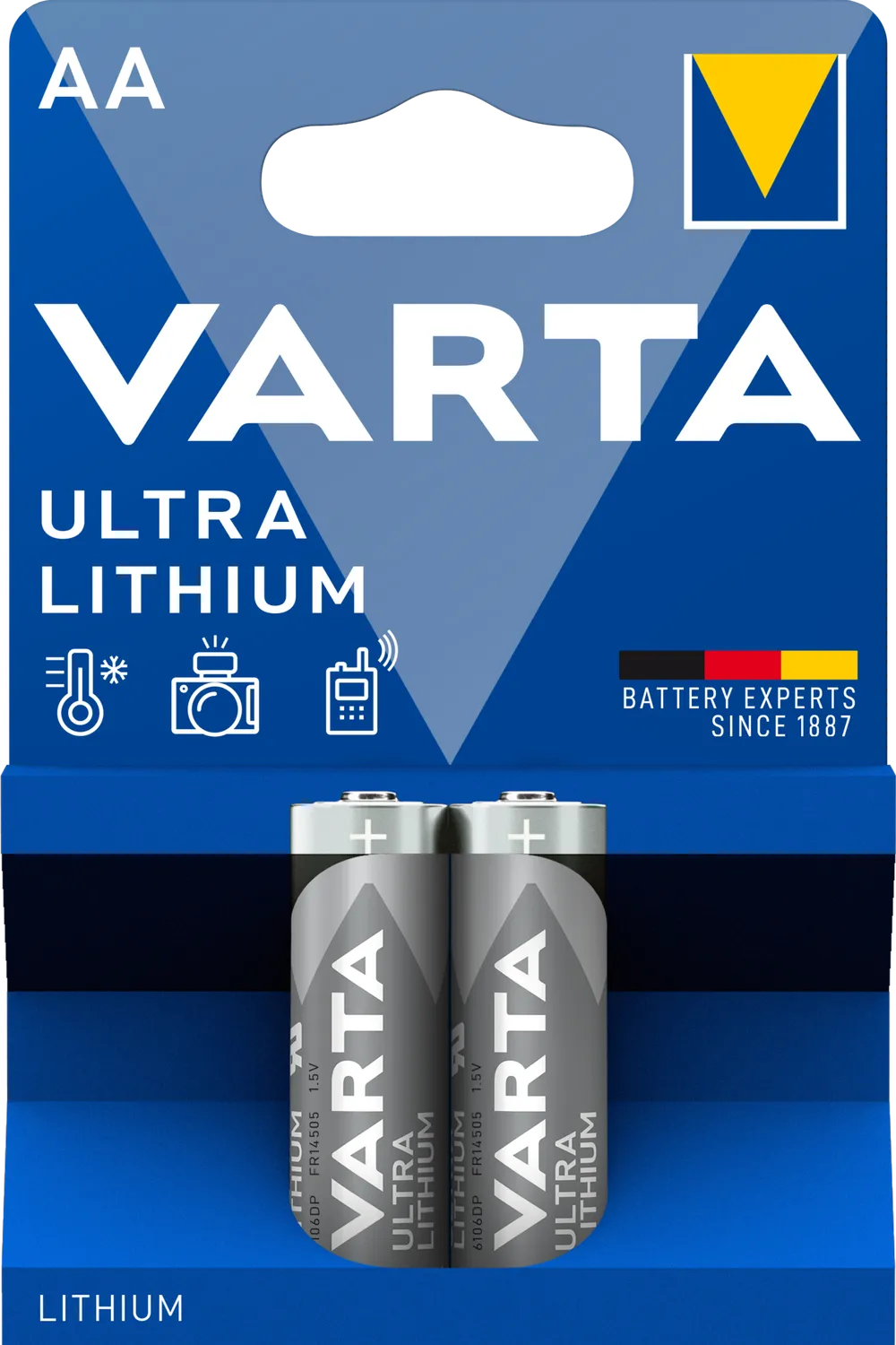 VARTA ULTRA LITHIUM AA Blister 2