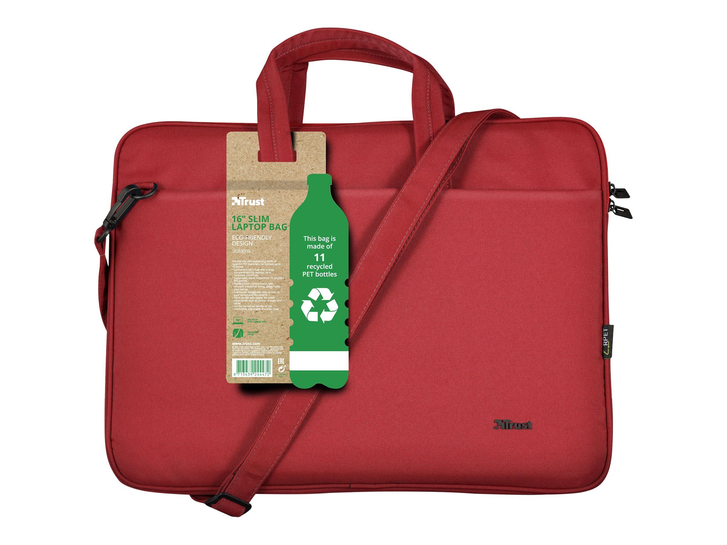 Trust Bologna Slim - Notebook-Tasche - 40.6 cm (16")
