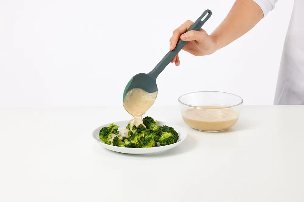 Lékué Kratzfester Silikon-Servierlöffel - Green