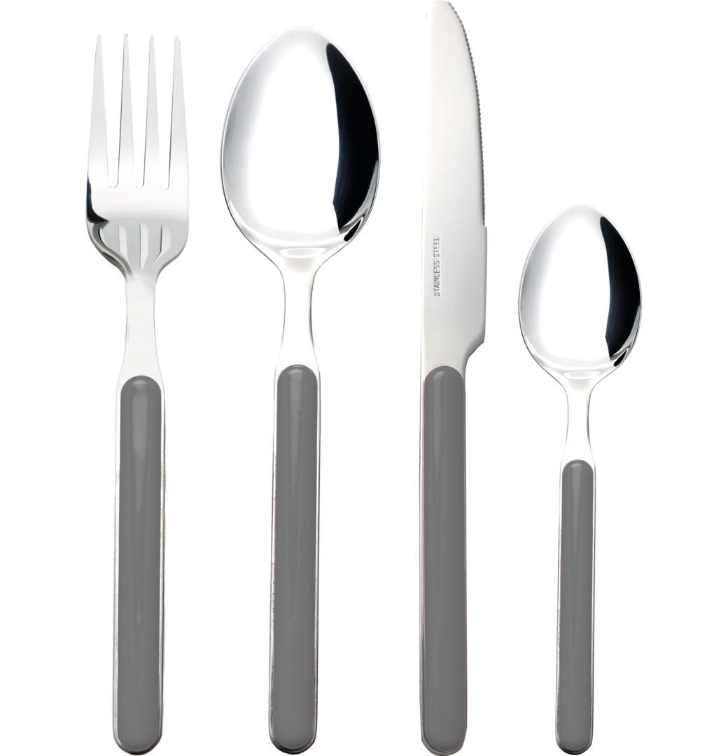 Brunner Besteckset grau