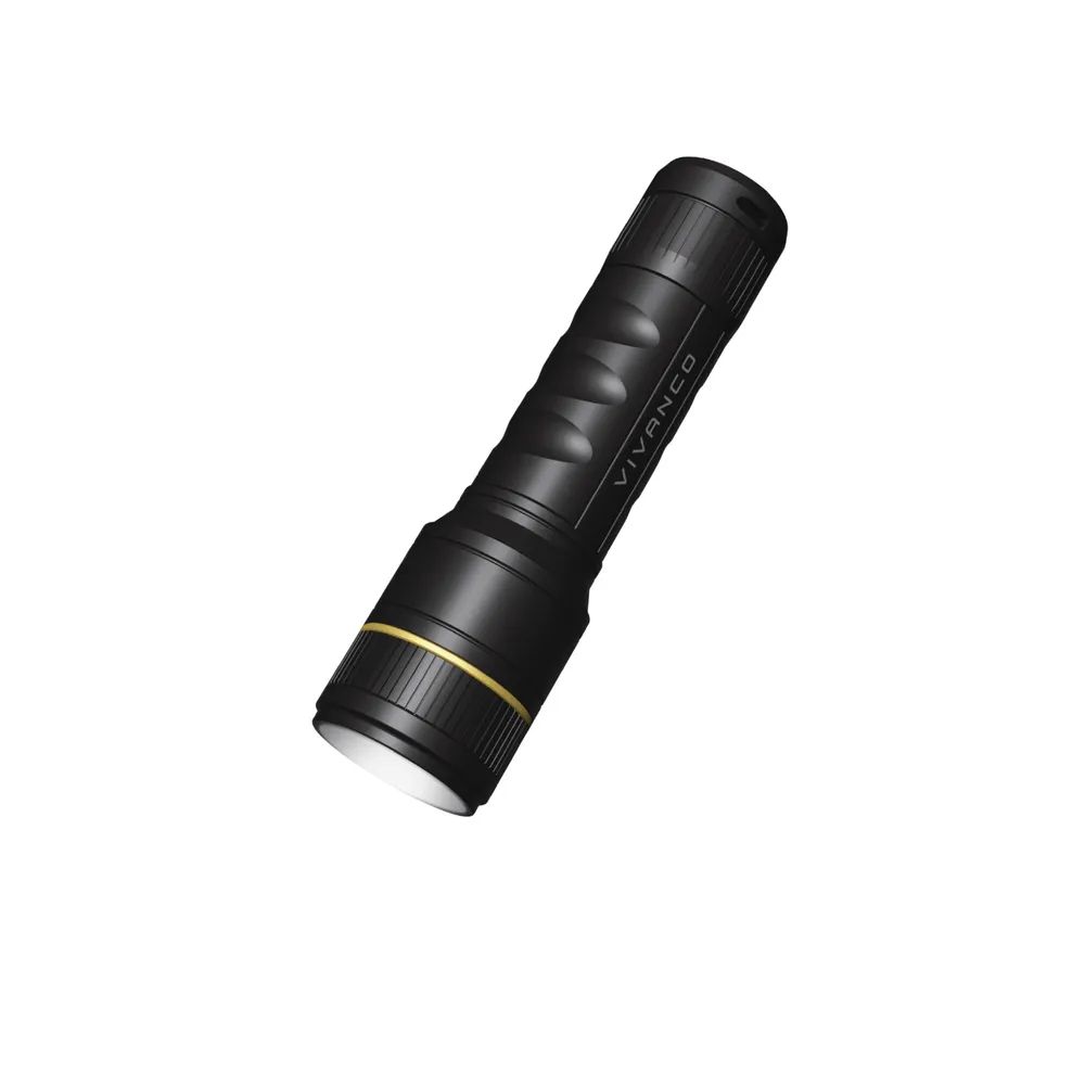 VIVANCO LED Taschenlampe, 5W, 400 lm, 150m Leuchtweite, 4 Leuchtmodi