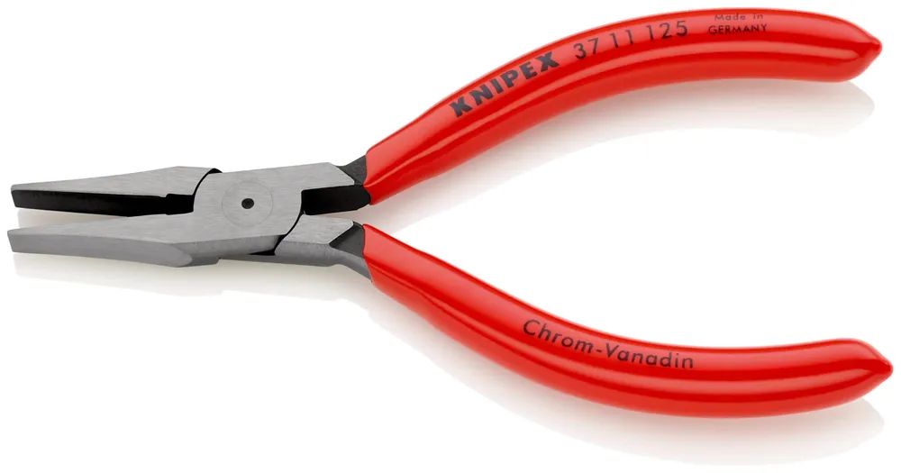 KNIPEX Greifzange für Feinmechanik mit Kunststoff überzogen schwarz atramentiert 125 mm