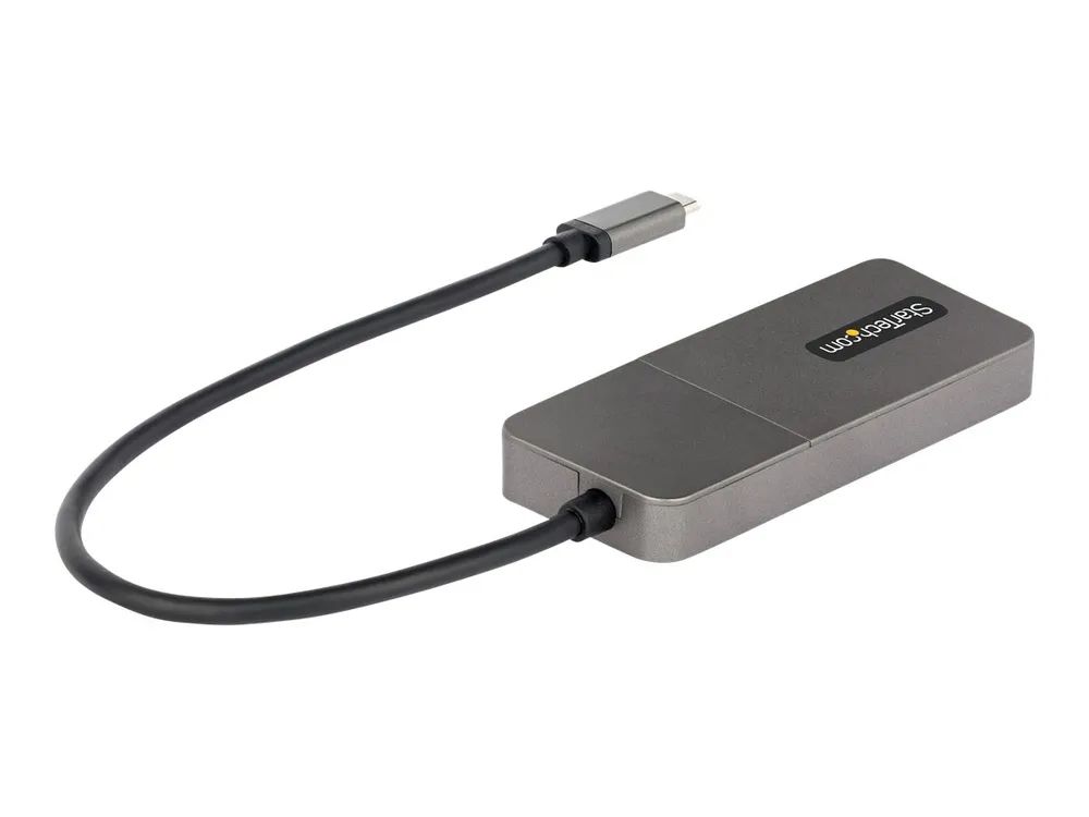 StarTech.com USB-C to Triple DisplayPort 1.4 MST Hub, 4K 60Hz, 1ft (30cm)