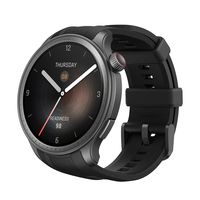Amazfit Balance - Aluminiumlegierung - intelligente Uhr mit Riemen - dehnbares Silikon-Gummi - Handgelenkgröße: 140-215 mm - Anzeige 3.8 cm (1.5")
