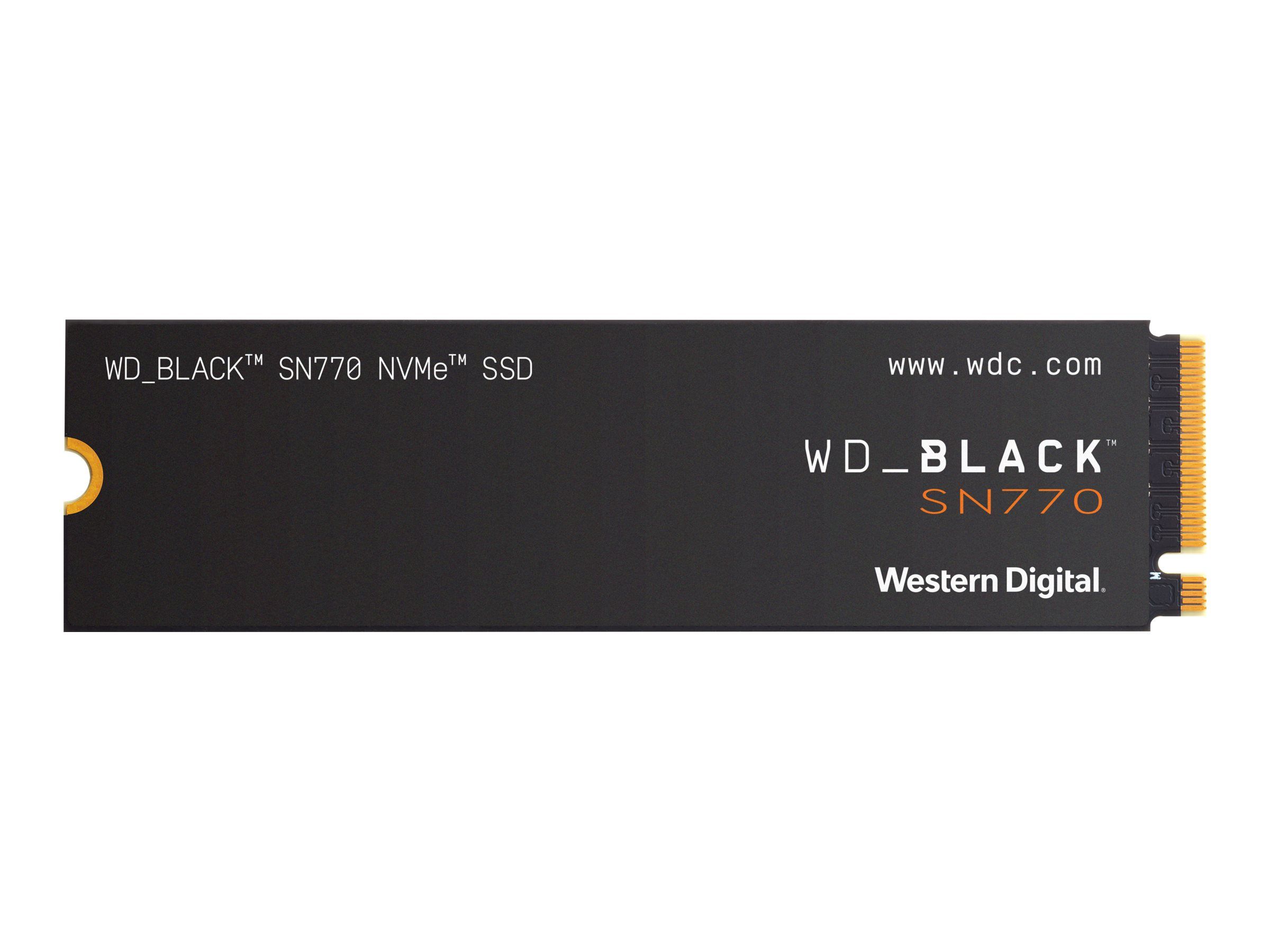 WD WD_BLACK SN770 WDS100T3X0E - 1 TB SSD - intern - M.2 2280 - PCI Express 4.0 x4 (NVMe)