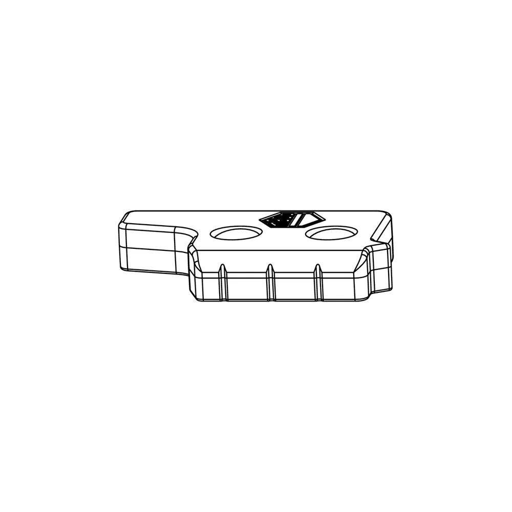 MACO MM Hebeteil Falzluft 12 mm Eurofalz 30 mm 13V silber rechts (360445)