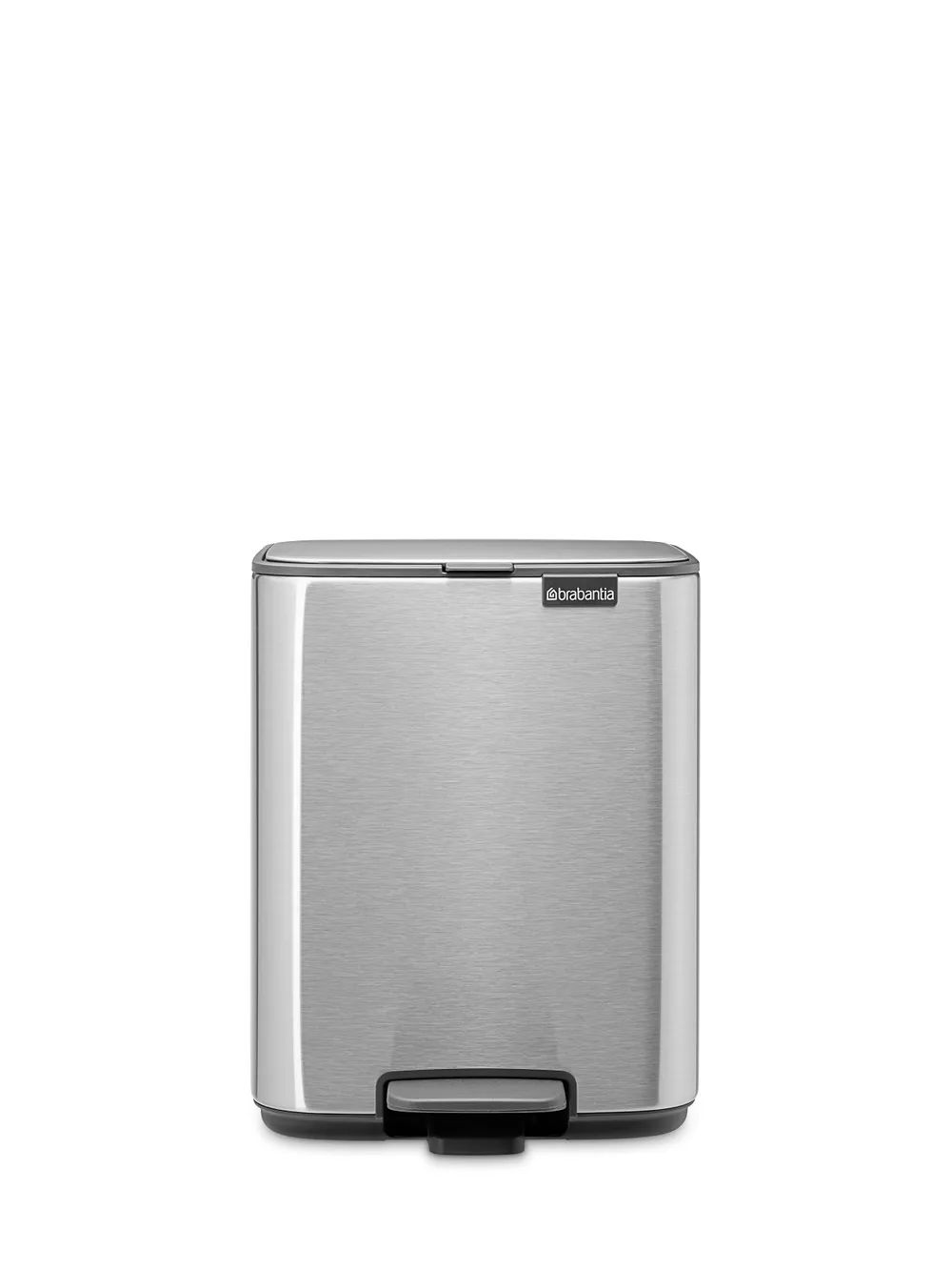 Brabantia Bo Treteimer, 7L - Matt Steel Fingerprint Proof