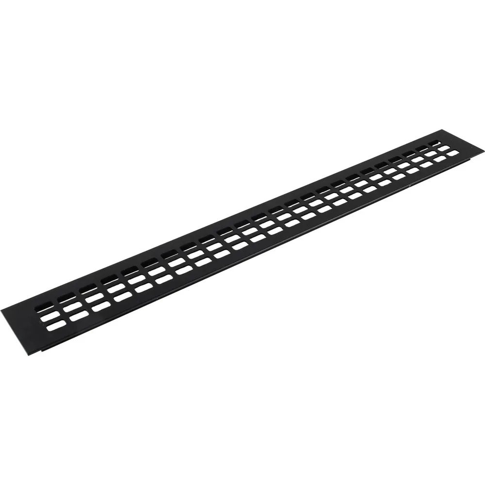 Schösswender Werke Gesellschaft m.b.H. Lüftungsgitter 500 x 60 mm Aluminium schwarz eloxiert