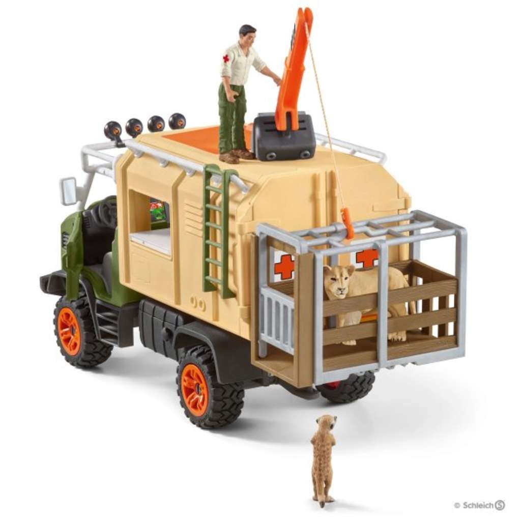Schleich Großer Truck Tierrettung