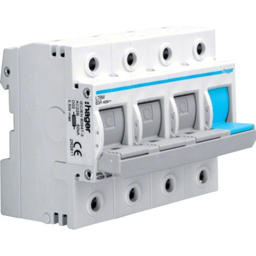 Hager SCHALTER-SICHER.EINHEIT,DO 3+N / HAGER L76M