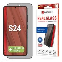 E.V.I. Displex Privacy Panzerglas 10H für Samsung Galaxy S24 - Eco-Montagerahmen