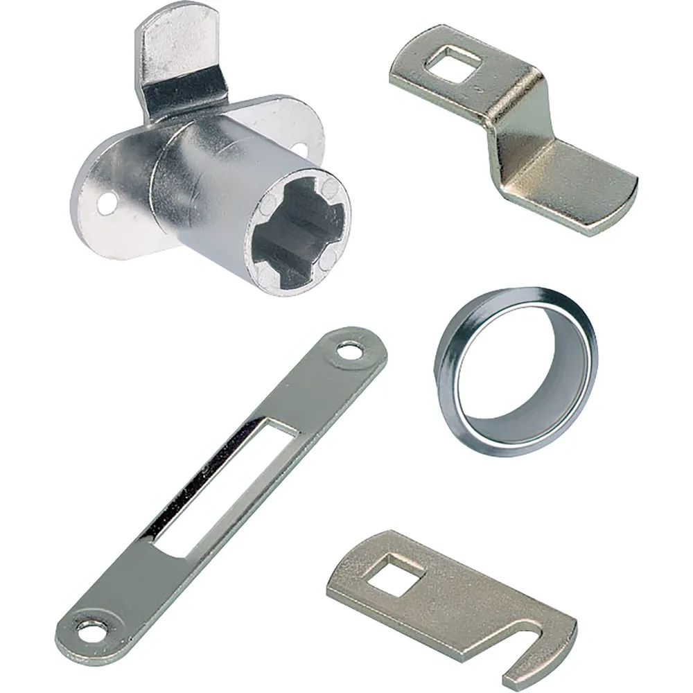 HETTICH PRESTIGE 2000 Zylinder-Hebelschloss Z23 Set, ø18, Stahl vernickelt