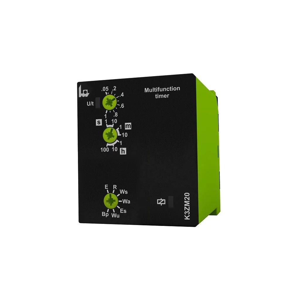 Tele Haase ZEITRELAIS, 7 FKT., 2 WECHSLER / TELEHA K3ZM20 12-240VAC/DC 135100