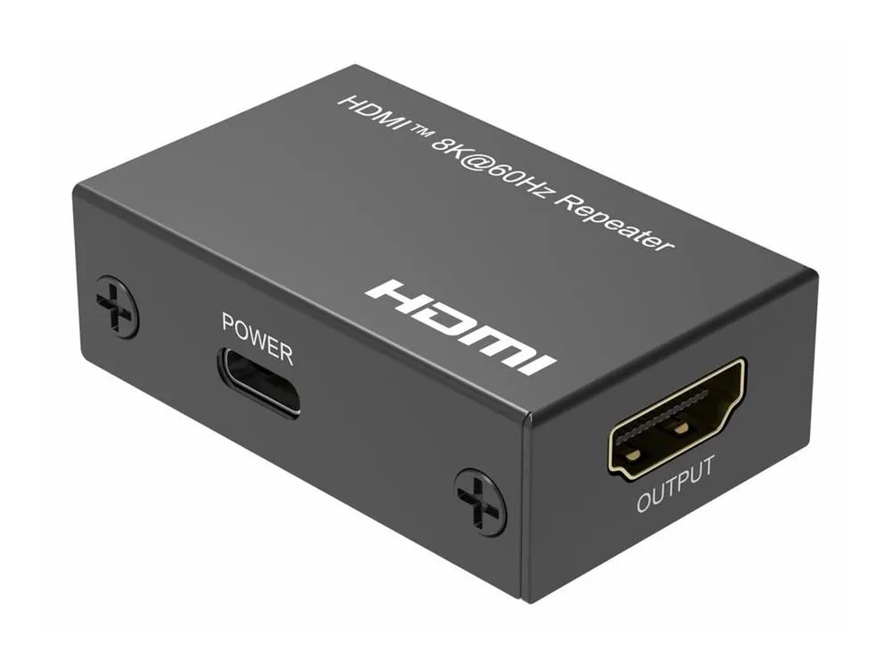 MicroConnect 8Ka60Hz HDMI repeater up to 10m 4Ka60Hz 13m 4 4 4 - Repeater