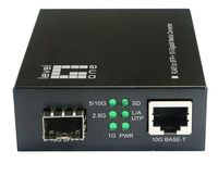 LevelOne Konverter GVT-2051 10GBit>RJ45 to SFP+ sw - Converter