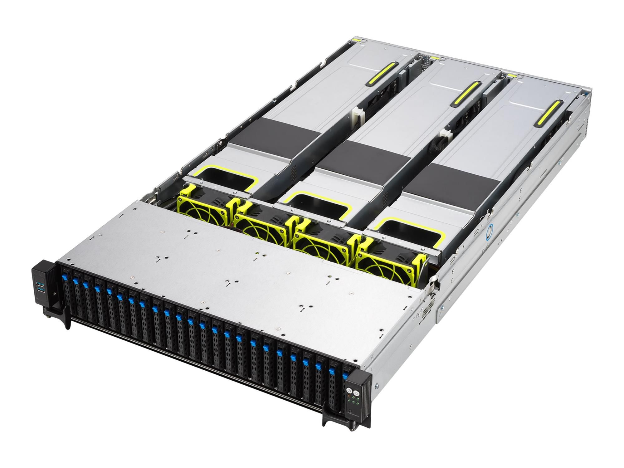 ASUS RS720A-E11-RS24U - Server - Rack-Montage - 2U - zweiweg - keine CPU - RAM 0 GB - SATA - Hot-Swap 6.4 cm (2.5")