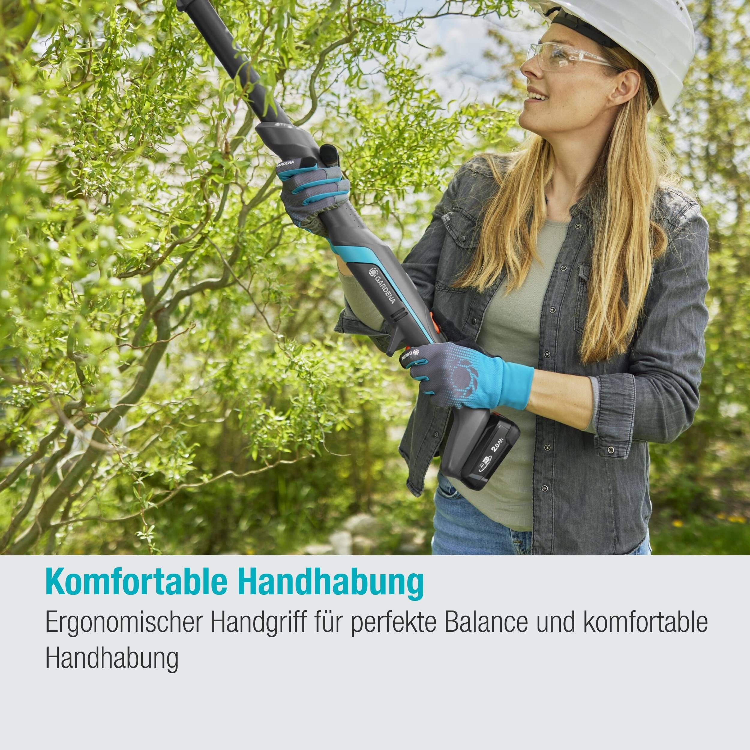 Gardena Akku-Baumschere EasyCut 110/18V P4A Ready-To-Use Set