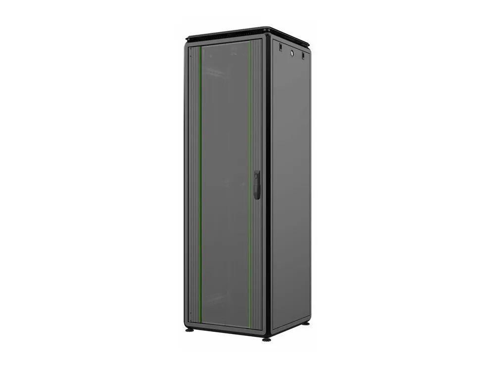 Lanview by Logon Data Line - Schrank Netzwerkschrank - 600 x 600 mm, data line - freistehend - Schwarz - 36U - 48.3 cm (19")
