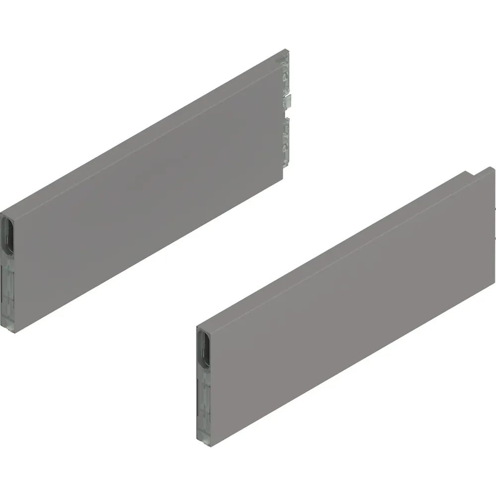 BLUM MERIVOBOX Boxcap Höhe E, NL 300, Indiumgrau-matt