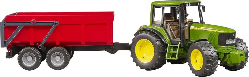 Bruder John Deere 6920 mit Wannenkippanhänger Automatikrückwand