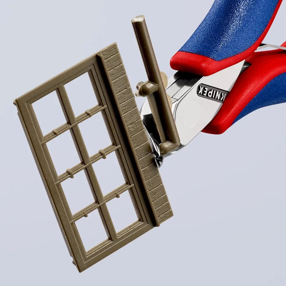 KNIPEX Elektronik-Vornschneider mit Mehrkomponenten-Hüllen 115 mm