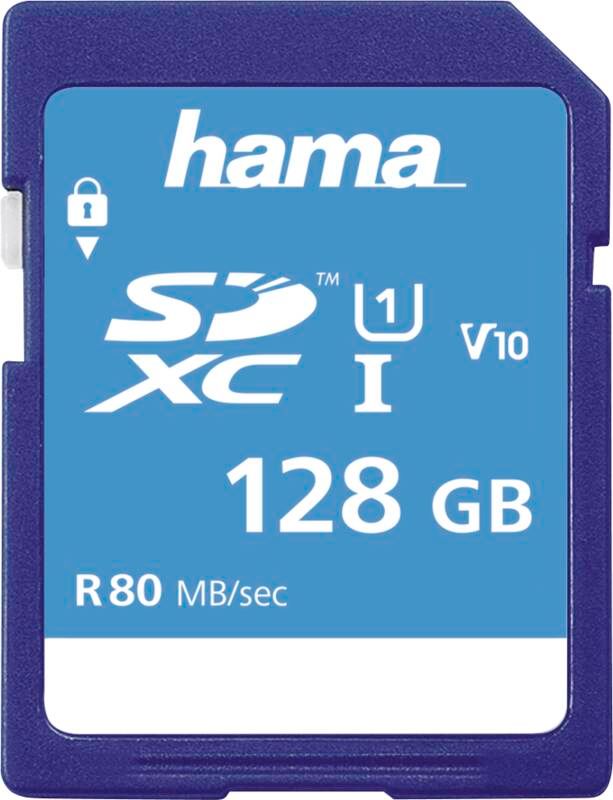 Hama 124137 SDXC 128GB C10 UI V10 80MB/s