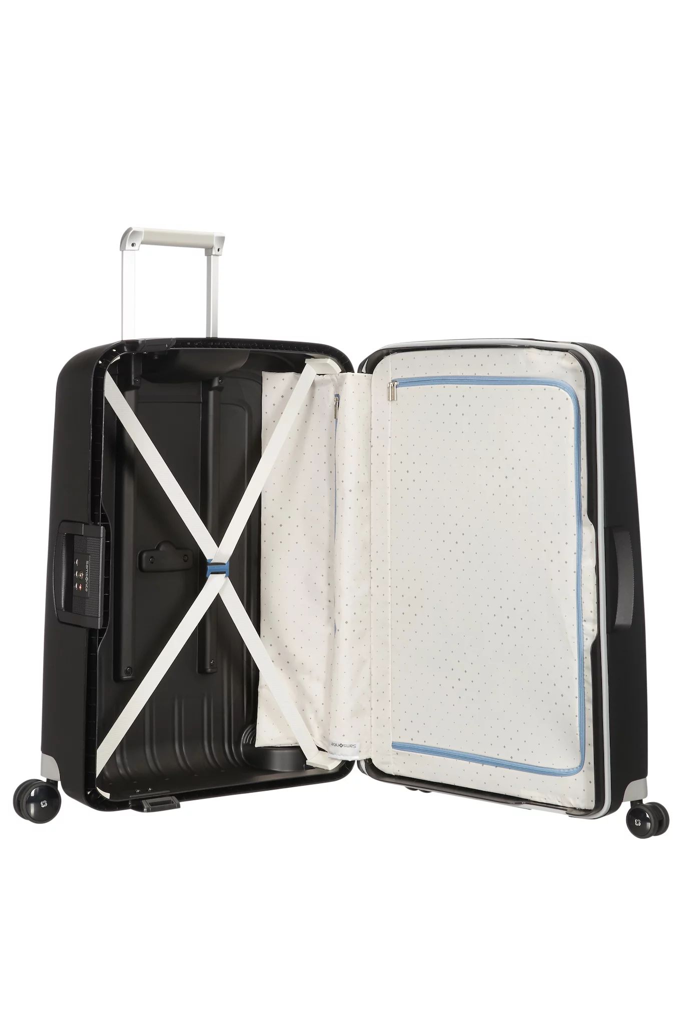 Samsonite S'Cure Spinner 75cm BLACK