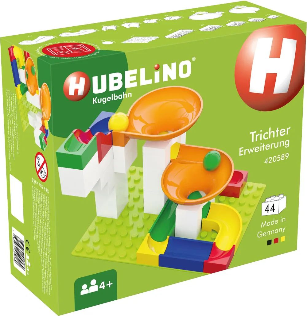 Hubelino GmbH Kugelbahn Trichter Erweiterung (44-teili