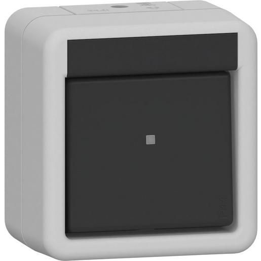 Gira WIPPSCHALTER AUSWE WG AP GRAU / GIRA 310630 AUFPUTZ IP44 310630