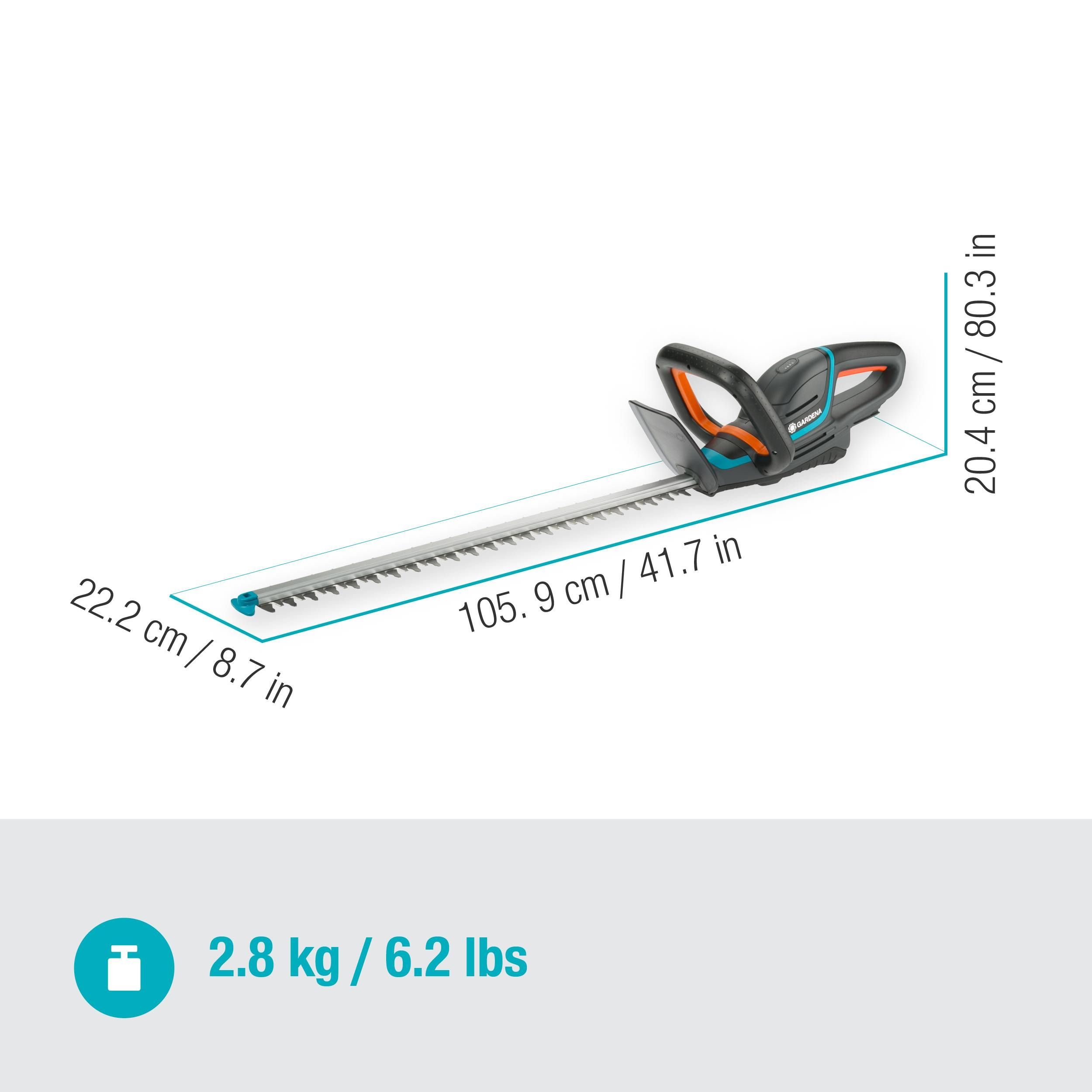Gardena Akku-Heckenschere ComfortCut 60 18V-P4A solo