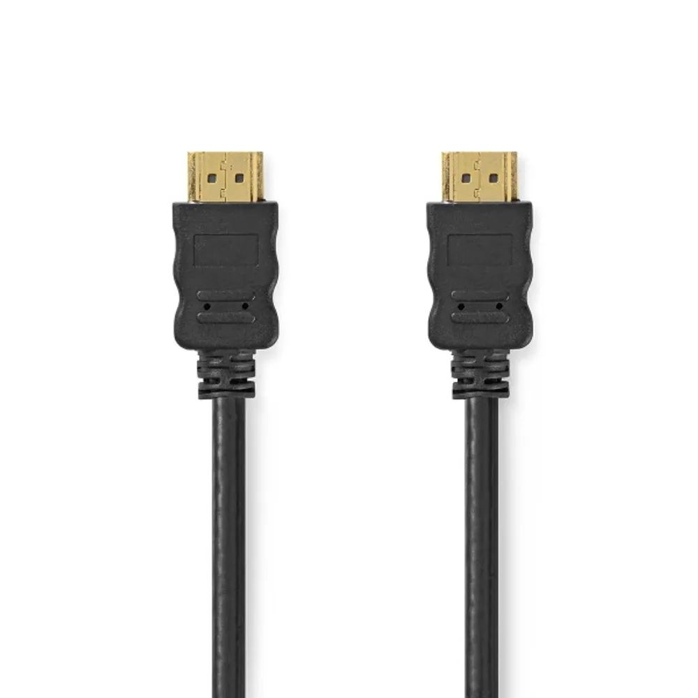 NEDIS HighSpeed HDMI-Kabel 4K 3D Ethernet St-St vergoldet 5m sw