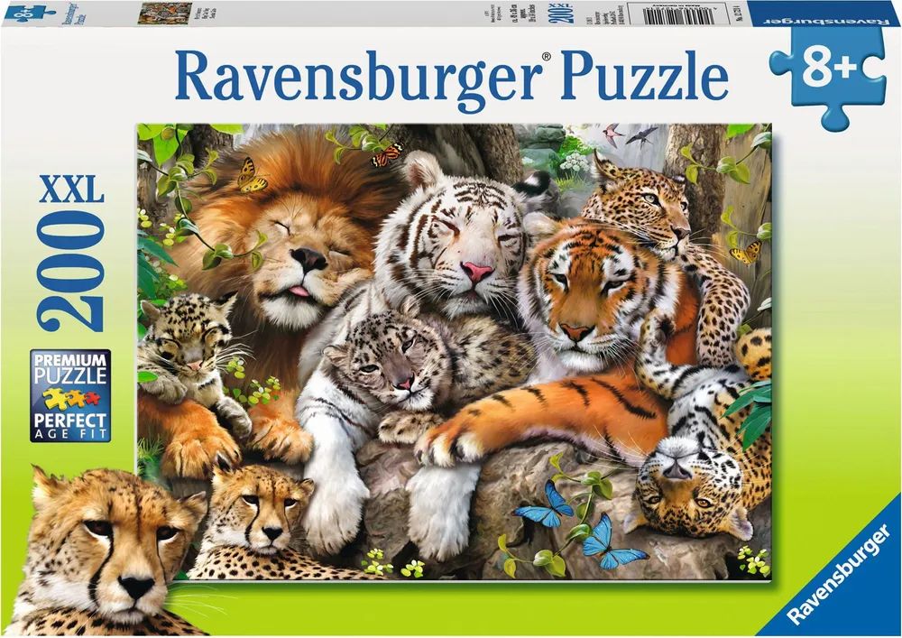 Ravensburger Verlag GmbH Pz. Schmusende Raubkatzen 200T